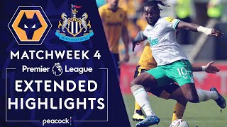 Wolves v Newcastle United  PREMIER LEAGUE HIGHLIGHTS  8282022  NBC Sports [upl. by Onstad]