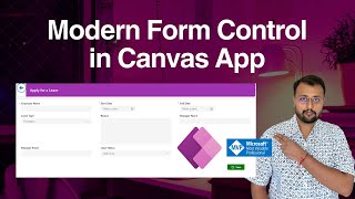 Modern Form Control in Power Apps Canvas App [upl. by Grosvenor]