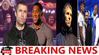 Liam Gallagher Goes Off SLAMS Critics of His Vocals at Joshua Fight [upl. by Koslo687]