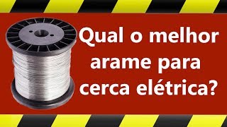 Gênio da Segurança  Quais os tipos de arame para cerca elétrica [upl. by Dich539]