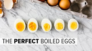 PERFECT BOILED EGGS EVERY TIME  hard boiled eggs  soft boiled eggs [upl. by Nesline]