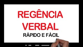 REGÊNCIA VERBAL E NOMINAL  Profa Pamba [upl. by Monagan]