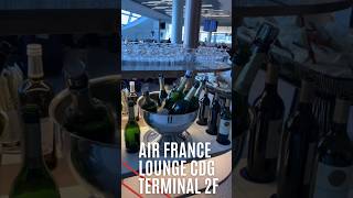 Best intra Europe AIR FRANCE LOUNGE PARIS CDG Terminal 2F [upl. by Vonnie]