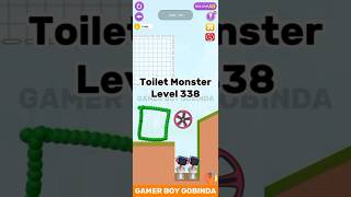 level 338 toilet monster shorts youtubeshorts toiletmonster [upl. by Ocirema]