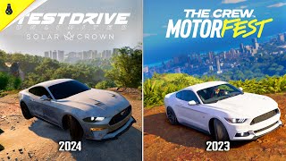 Test Drive Unlimited SC vs The Crew Motorfest  Details and Physics Comparison [upl. by Sldney503]