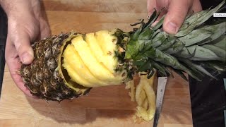 4 Ways How To Cut And Serve Pineapple [upl. by Agbogla933]