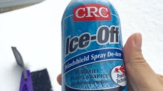 CRC IceOff Windshield Spray DeIcer Test [upl. by Quillon168]