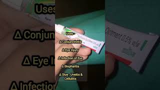 Moxifloxacin eye ointment uses in hindiconjunctivitis treat antibioticsideeffects [upl. by Yennor859]