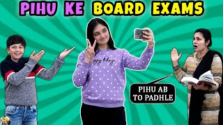 PIHU KE BOARD EXAMS  A Short Family Movie  Types of Students During Boards  Aayu and Pihu Show [upl. by Gnouv]