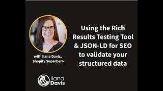 Using the Rich Results Testing Tool with JSONLD for SEO to validate your structured data [upl. by Moyer]