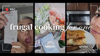 FRUGAL COOKING FOR ONE  HOW TO LIVE WITH 20 DOLLAR A WEEK [upl. by Adnawad]