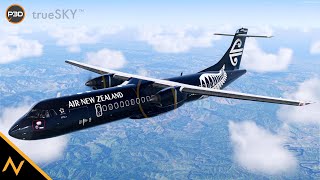 P3D v53 STUNNING SCENERY  Blenheim  Auckland  Carenado ATR 72 [upl. by Llezo]