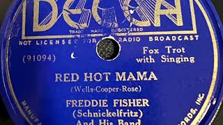 Red Hot Mama  Freddie quotSchnickelfritzquot Fisher And His Band 1937 [upl. by Enimajneb]