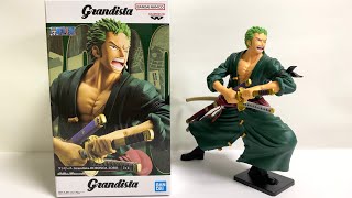 Unboxing ONE PIECE Grandista Roronoa Zoro Figure [upl. by Ikram]