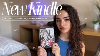 i got a kindle 📖 unboxing proscons  kindle unlimited recommendations ✨ [upl. by Roosevelt]