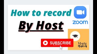 How to record zoom meetings on Mobile Phone with Audio by Host  Zoom Recording with Audio in Mobile [upl. by Nove293]