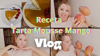 SaborTarta Mousse de MangoSuscríbete Disfruta del momento conmigovlog vlogger vlogs recetas [upl. by Philbin]