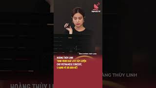 Hoàng Thùy Linh tung video hát live tập luyện cho Vietnamese Concert 5 hạng vé đã bán hết  TGT [upl. by Antoni]