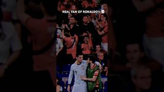 RONALDO REAL FAN RESPECT MOMENT🐐📈 respect ronaldo respectshorts respectmoments footballshorts [upl. by Yannodrahc]