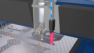 TRUMPF Laserschneiden Funktionsweise DetectLine  Optisches Messsystem [upl. by Ydor]