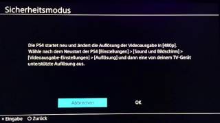 PS4  Sicherheitsmodus Tutorial [upl. by Mab112]