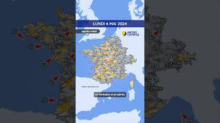 Météo du Lundi 6 au Mercredi 8 Mai 2024 [upl. by Yeo97]