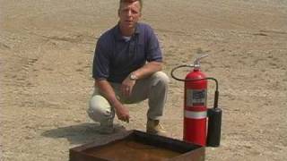 CO2  How to use a fire extinguisher training [upl. by Ecnar480]