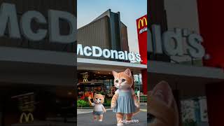 you are very talkative lets go home cat cartoon catvideos [upl. by Haidebej]