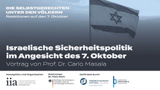 Israelische Sicherheitspolitik im Angesicht des 7 Oktober [upl. by Pitzer]