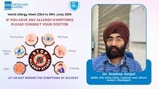 Dr Sandeep Sarpal is talking about Common causes of Allergies [upl. by Romina]