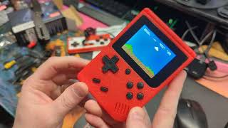 TEMU REVIEW Handheld Game Console Retro Game Console Support Double Playing amp TV [upl. by Evanthe]