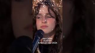 Abi Carter  American Idol 2024 Audition  Billie Eilishs quotWhat Was I Made Forquot from quotBarbiequot [upl. by Ecilayram]