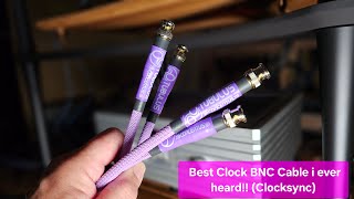 Tubulus Concentus Clock BNC Cable Denafrips Arce Clocksync with Terminator Plus OCXOs [upl. by Ahsataj]