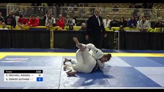 IBJJF PANS 2024 master 3 black belt finals match [upl. by Llemij635]