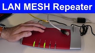 FritzBox als MESH WLAN Repeater über Kabel LAN einrichten [upl. by Sol]