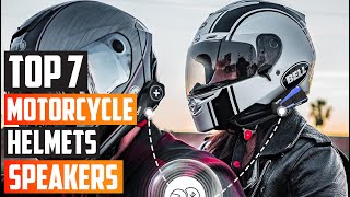 7 Best Motorcycle Helmet Speakers Enjoy Music and Calls While Riding [upl. by Hairakcaz502]