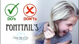 HOW TO GET THE PERFECT PONYTAIL [upl. by Talbott]