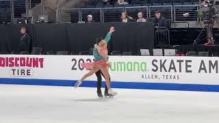 Majorie LaJoieZachary Lagha Skate America 2023 Friday FD Practice [upl. by Hakaber335]