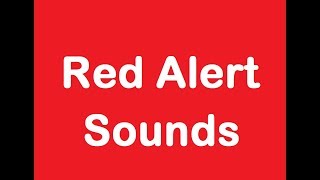 Red Alert Sound Effects All Sounds [upl. by Nuriel]