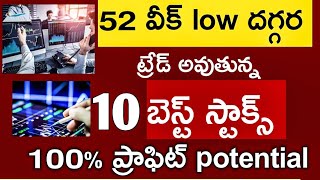 Best stocks trading near 52 week low telugu 2024  Best long term stocks 2024  100 profitable [upl. by Vladamar]