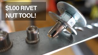 DIY Tool Easy How to make a rivet nut nutsert tool [upl. by Heid15]