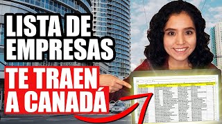 Empresas que Reclutan y Traen Trabajadores para Canadá  DesafioTorontoJC [upl. by Aninad]