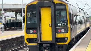 TRAINSPOTTING  East Midlands Railway Class 158 Sprinter 158774 [upl. by Annecorinne448]