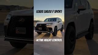 Active Height Control Demonstration  2023 Lexus LX600 F Sport shorts [upl. by Aitas361]