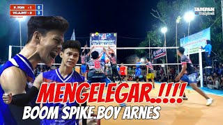 Mengelegarspike² edan BOY ARNES Proliga OKY DAMAR DIDIN BAE Saling membalas laga panas Tarkam [upl. by Cloris795]