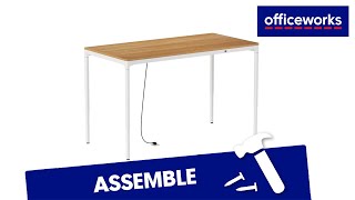 Skein Electric Sit Stand Desk Assembly Instructions [upl. by Retsel]