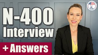 US Citizenship Interview  N400 Naturalization Interview Simulated Interview Questions amp Answers 5 [upl. by Debi436]