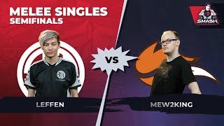 Leffen vs Mew2King  Melee Singles Semifinals  Smash Summit 6 [upl. by Nellac]