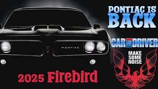 2025 Pontiac Firebird Comeback Teaser What We Know About the Return of Iconic Muscle Car [upl. by Naj]