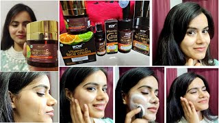 WOW Skin Science Vitamin C Range Honest Review  Facewash  Serum  Cream  Sayne Arju [upl. by Adlemy]